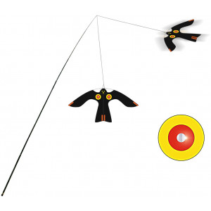 Dynamic bird repeller "SITITEK PREDATOR" with a 6.3 m telescopic flagpole