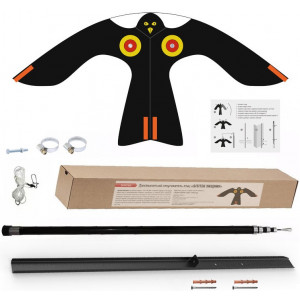 Dynamic bird repeller "SITITEK PREDATOR" with a 6m telescopic flagpole