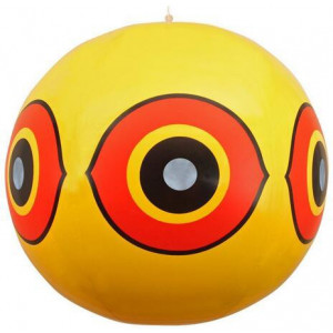 Vinyl 3D ball with eyes of a predator