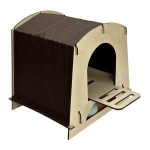 Nest for laying hens "SITITEK Nasedka" brown