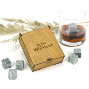 Stones for whiskey with tongs "WhiStone M" (12 stones)