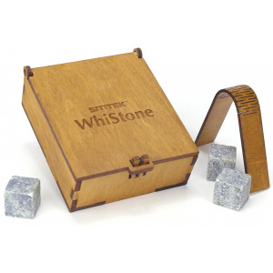 Stones for whiskey with tongs "WhiStone M" (12 stones)