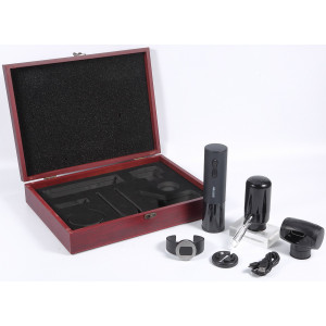 Wine gift set "SITITEK Black Edition"