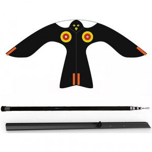 Dynamic bird repeller "SITITEK PREDATOR" with a 6m telescopic flagpole