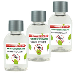 Repellent liquid for mosquito repeller "SITITEK BIO-2K" and "SITITEK BIO-2M" Set of 3 pcs