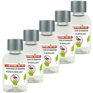 Repellent liquid for mosquito repeller "SITITEK BIO-2K" and "SITITEK BIO-2M" Set of 5 pcs