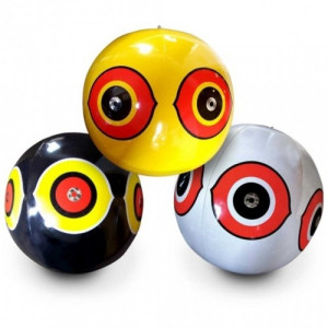 Bird repeller "Predator's eye", set of 3 vinyl balls