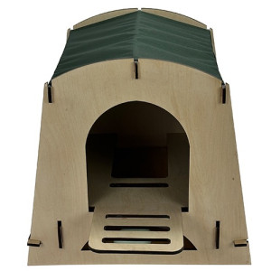 Nest for laying hens "SITITEK Nasedka" green