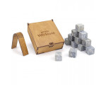 Stones for whiskey with tongs "WhiStone M" (12 stones)