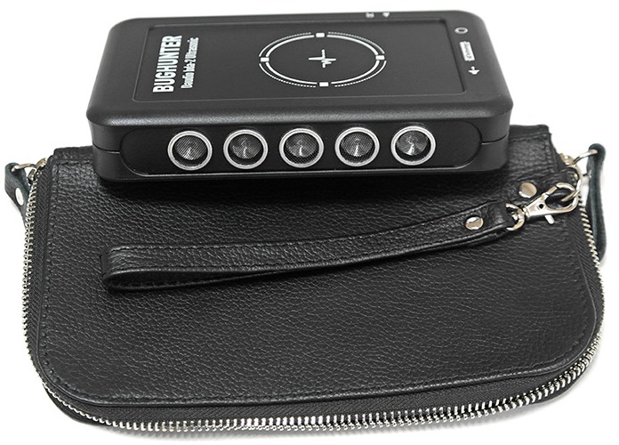 Leather clutch bag for BugHunter BDA-2 Ultrasonic