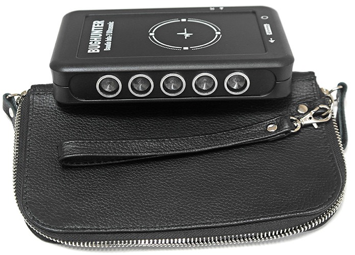 Leather clutch bag for BugHunter BDA-2 Ultrasonic